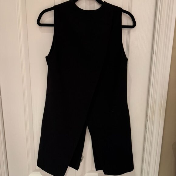 Alice + Olivia Elegant Black Sleeveless Vest - Picture 2 of 7